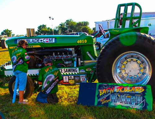 SawBlade.com Sponsored Tractor Team Stymied by Mechanical Woes During 300 Raceway Farley Nationals
